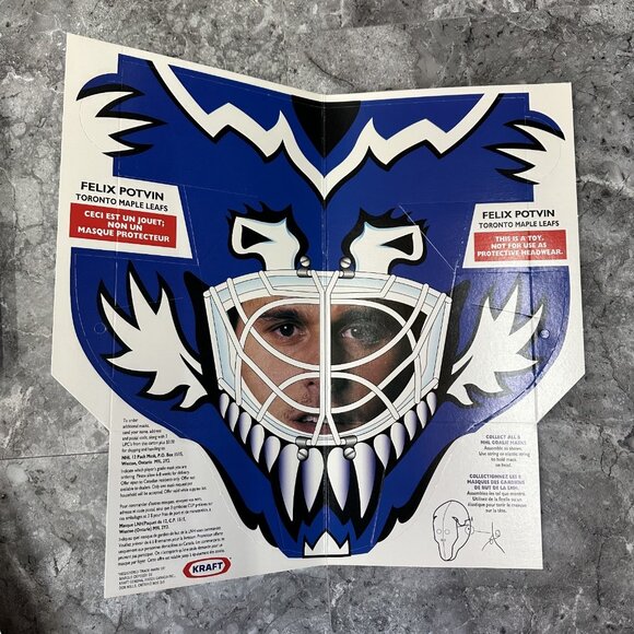 1994 1994-95 KRAFT GOALIE MASKS COMPLETE SET OF 8 - ROY POTVIN BELFOUR - Picture 2 of 9